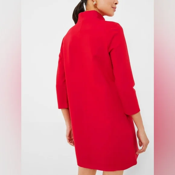 Tuckernuck Red Ponte Clifton Dress - Picture 2 of 14